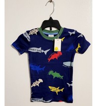 Mini Boden Boys Starboard Multi Sharks Print Pajama Top 5Y NEW - £15.62 GBP