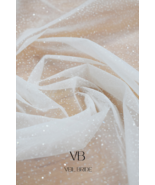 Super thin shimmer tulle for the illusion of ivory tulle - £10.04 GBP