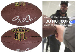 Shaquille Leonard Indianapolis Colts signed NFL football proof COA autographed - £118.69 GBP