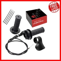 Universal Mini Bike Twisting Throttle Assembly with  Grip - 51&quot; Cable - $27.15
