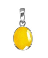 5.25 Ratti 4.47 Carat A+ Quality Yellow Sapphire Pukhraj Gemstone Pendan... - $472.86 MXN