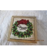 Marshalls Christmas Wreath, Peace Shadow Box - £7.84 GBP