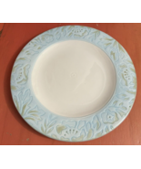 Fitz &amp; Floyd Toulouse 11&quot; Dinner Plate Green Embossed - $15.84