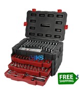 Craftsman 270 Piece Mechanic&#39;s Tool Set With 3 Drawer Case Box 1/4 3/8 1... - $286.11
