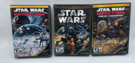 Star Wars PC Game lot Empire at War The Best of Star Wars, Forces of Corruption - $7.59