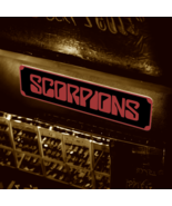 Scorpions Metal Band Street Sign 6&quot; X 24&quot; Indoor/Outdoor - $54.26 CAD+