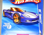 2010 Hot Wheels #131 Faster Than Ever 5/10 C6 CORVETTE Blue w/FTE Spoke ... - $12.00