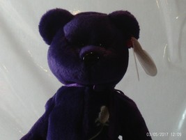 Ty Princess Diana Purple Beanie Babies Bear - £19.24 GBP