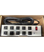 NEW Wiremold UL210BD Plug In Outlet Center 10 Outlets 15A, 15&#39; Cord Powe... - $89.09