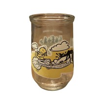 Vintage Welch&#39;s Jelly JAR Looney Tunes Tweety Bird &amp; Slyvester @1995 4” H - £11.08 GBP