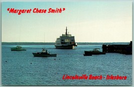 Margaret Chase Smith Ferry Lincolnville Beach Maine ME UNP Chrome Postca... - £2.29 GBP