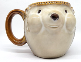 Gibson Home Coffee Cup Mug HEDGEHOG Ceramic Oversize 3D Figural - $14.99