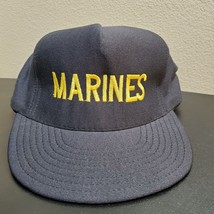 Vintage Northstar US Marines Blue Snap back Baseball Cap Hat New - $28.20