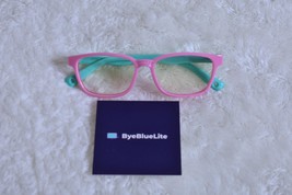 Kids Pink/Cyan Color Flexible Blue Light Glasses Single Pair Bluelight B... - $10.99