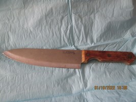 8 inch Chef Knife FARBERWARE Professional Full Tang Wood Handle used - $10.00