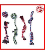 Tug &amp; Chew Delight - 5 Rope Toys for Small &amp; Medium Dogs with Poop Bags - $444.51 MXN