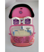 Polly Pocket 2000 VW Bug Convertible Car Pink w/ Zebra/Flip seats Used Cond - $6.05 CAD