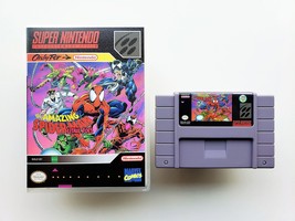 The Amazing Spiderman Lethal Foes - Game Super Nintendo SNES - (USA Seller) - £20.77 GBP+