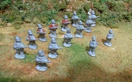 Lot: 14 British Infantry, Tabletop Games 15mm Military Miniature Vintage Wargame - £9.39 GBP