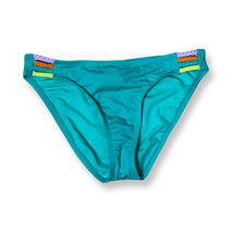 Hobie Girls Bikini Bottoms Blue Stretch Braided Swimwear 14 New - $15.79