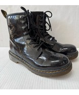 Dr. Martens 1460 J Glossy Black Leather 8 Eyelet Boots Ladies Women’s Si... - $1,212.23 MXN