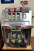 Pace Comet 50c Gooseneck Slot Machine circa 1930's Fully Restored - $4,950.00 Pace Comet 50c Gooseneck Slot Machine circa 1930's Fully Restored - $4,950.00