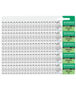 Seizaiken 301 SR43SW 1.55V 0%Hg Silver Oxide Watch Battery (100 Batteries) - $69.30
