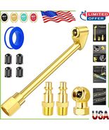 Professional Dual Head Air Chuck &amp; Standard Plug Tire Inflation Kit - He... - $298.02 MXN