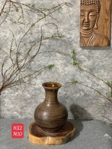 Pottery vase handmade in Vietnam H 32 cms - £103.01 GBP