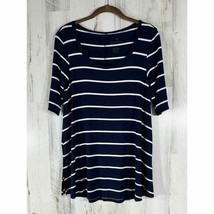 American Eagle Soft &amp; Sexy Womens Shirt Top Size Small Navy Blue White S... - $11.86