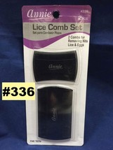 ANNIE LICE COMB  SET 2 PCS   ITEM #336 (SET PARA COMBATIR PIOJOS) - $1.59