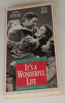 It&#39;s A Wonderful Life VHS Tape Jimmy Stewart Donna Reed Lionel Barrymore S1A - $5.93