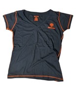 Jagermeister V-Neck Tee Black with Orange Logo Fitted Size M/L - $13.32