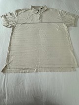 Izod Men's Tan Cotton Stripes Short Sleeve Polo Shirt Size 2X image 8