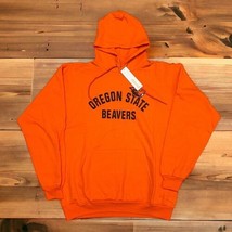 Oregon State Beavers Adult Large Hoodie Sweatshirt Pullover Mens Football Orange - £14.45 GBP