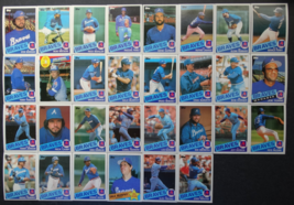 1985 Topps Atlanta Braves Team Set of 30 Baseball Cards - $8.00