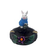 White Rabbit 3D Round Ash Tray Bunny Cigarette Burner Incense Stick Hold... - $462.75 MXN