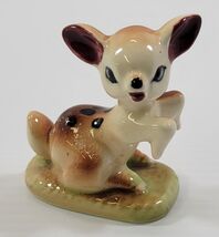 CB) Vintage Porcelain Deer Fawn Figurine Decor Japan Statue - $19.79