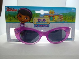 NEW Girls kids DISNEY JR Junior Sunglasses purple Doc McStuffins 100% UV... - $6.99