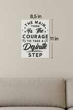 Main Thing, Courage Poster - $11.99+