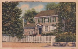 Washington&#39;s Headquarters Valley Forge Pennsylvania PA Postcard D51 - £2.35 GBP