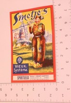 Vintage Smetje’s Oude Klare Spiritueux Dutch Spirits Label - $6.92