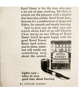 1968 Bond Street Pipe Tobacco Advertisement Vintage Lazy Pipe Smoking DWF23 - €17,16 EUR