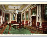 Reception Room Interior State Capitol Frankfort Kentucky KY UNP WB Postc... - £3.13 GBP