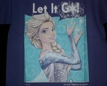 TeeFury Frozen YOUTH MEDIUM &quot;By Royal Decree&quot; Elsa Tribute Shirt PURPLE - £10.48 GBP