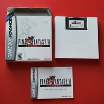 Final Fantasy VI 6 Game Manual Box Game Boy Advance RPG Classic Authenti... - $168.27