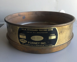FORNEY No. 100; 150 μm/0.0059” USA Standard Testing Sieve - $49.00