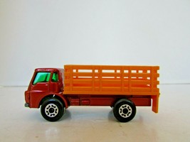 Matchbox Superfast Diecast #71 Cattle Truck Rust Color 1976 Lesney H2 - £7.72 GBP