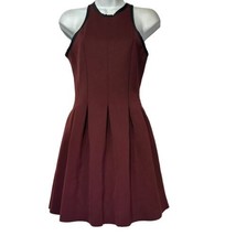 t by alexander wang Burgundy Red neoprene Sleeveless mini dress Size S - £40.71 GBP