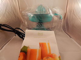 MarkCharles Missilli Citris Juicer QVC teal/turquoise new without tags  - £21.14 GBP